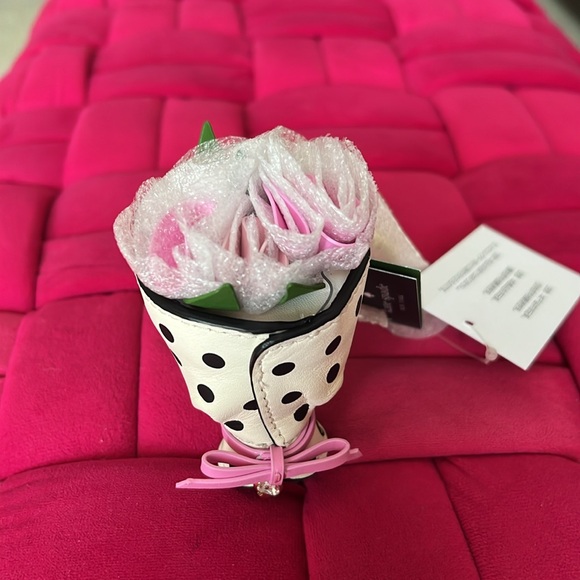 Kate Spade Flora Flower Bag Charm-NWT - Picture 4 of 8